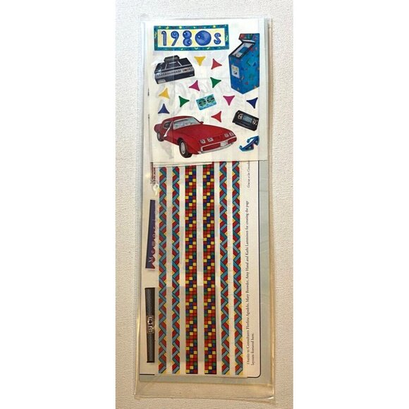 Creative Memories 80s DECADE Stickers BRAND NEW -1980s - Picture 5 of 5